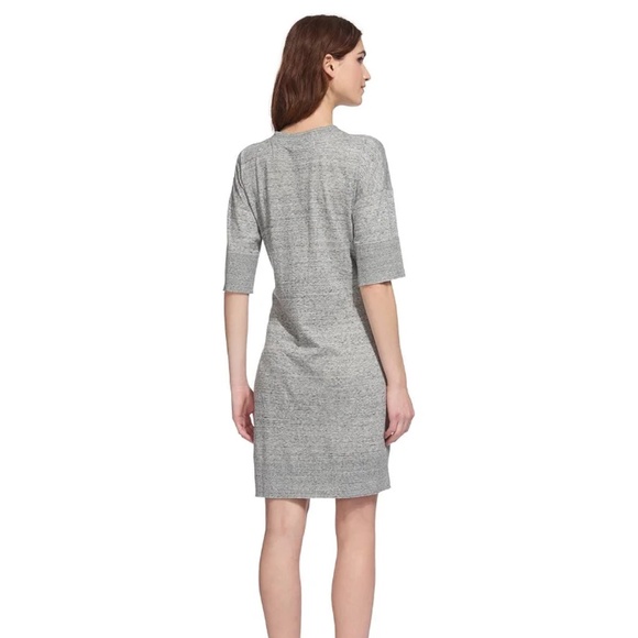 Whistles Milla Tie-Waist Dress in Gray - Picture 3 of 11